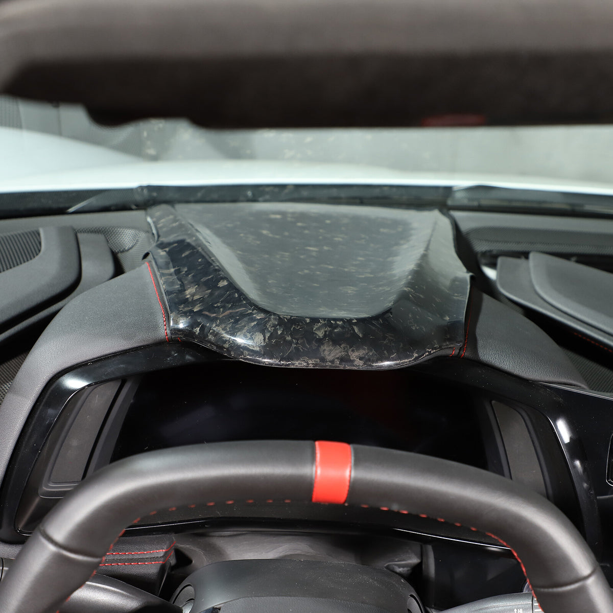 Forged Real Carbon Fiber Full Interior Set Cover Trim Kit For Corvette C8 20-25 - Variants 11-15 9