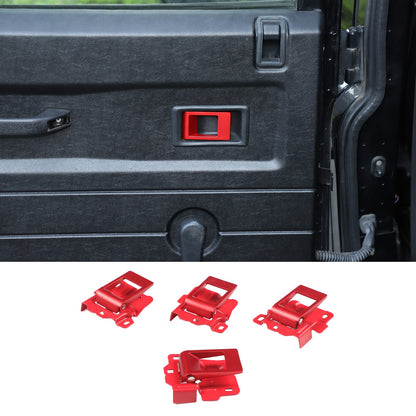 Replacement Red Steel Interior Door Handle For LR Defender L316 2004-2018 18