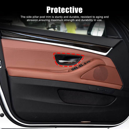 Real Carbon Fiber Inner Door Bowl Cover Trim For BMW 5 Series F10 2011-2017 15