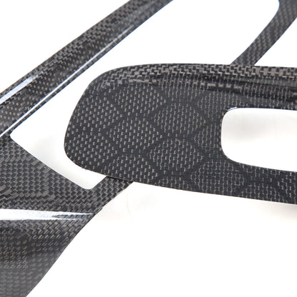 Honeycomb Carbon Fiber Window Lift Switch Panel Trim For Corvette C8 Convertible 2