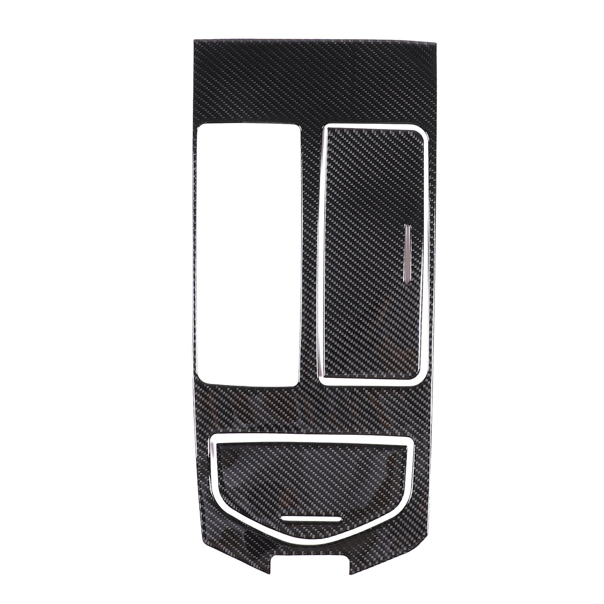 Carbon Fiber Center Console Shifter Panel Sticker For 2014-24 Maserati Ghibli 2