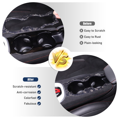 Forged Carbon Fiber Interior Center Console Cover Trim For Lotus EMIRA 2021-25 15