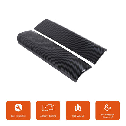 ABS Carbon Fiber Center Armrest Box Cover Trim For BMW iX I20 2022-2024 5