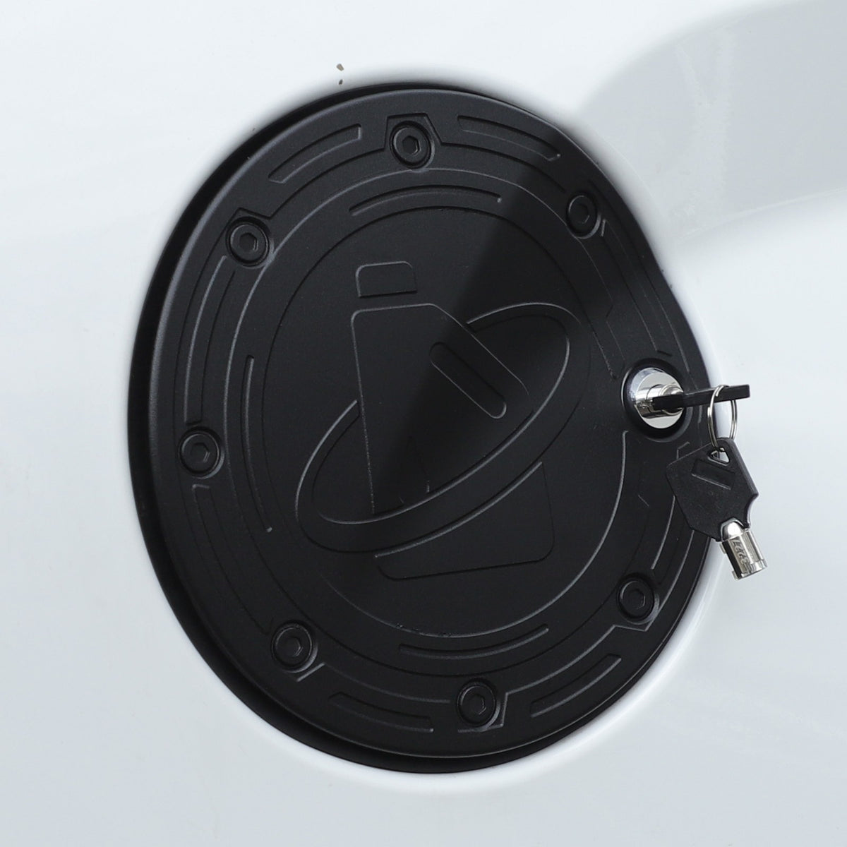 Locking Fuel Door Black Gas Tank Cap Cover Lock Key For Toyota Tundra 22+ US 17
