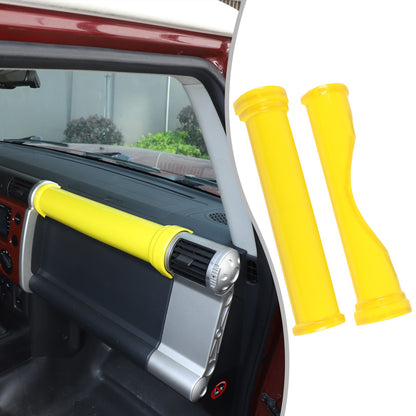ABS Yellow Center Dashboard Panel Trim Strip For Toyota FJ Cruiser 2007-2021 20