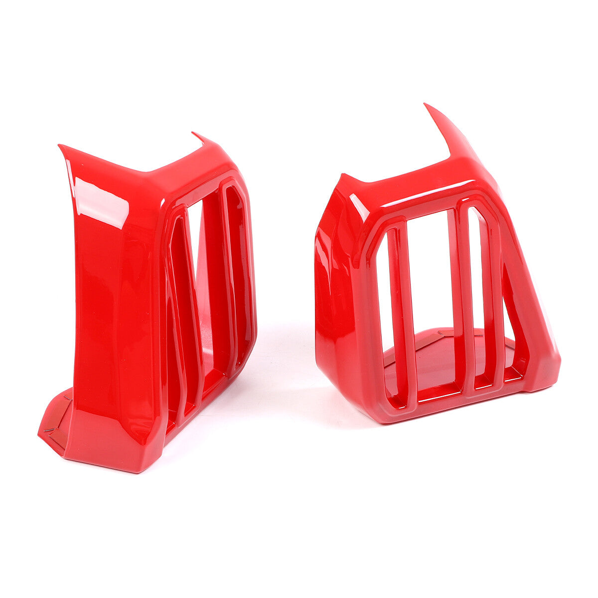 3pcs Red Center Control Air Outlet Frame Cover Trim For Toyota Tundra 2022-2026 7