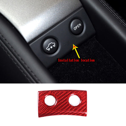 Red Real Carbon Fiber Center Interior Set Cover Trim Kit For Ferrari 458 2011-16 47