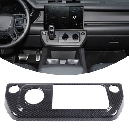 Carbon Fiber ABS Center Console Gear Shift Trim For Land Rover Defender L663 26+ 2