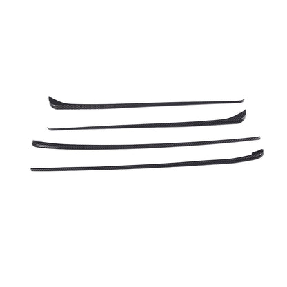Carbon Fiber Style Inner Door Panel Cover Strip Trim For Toyota Tundra 22-23 US 8