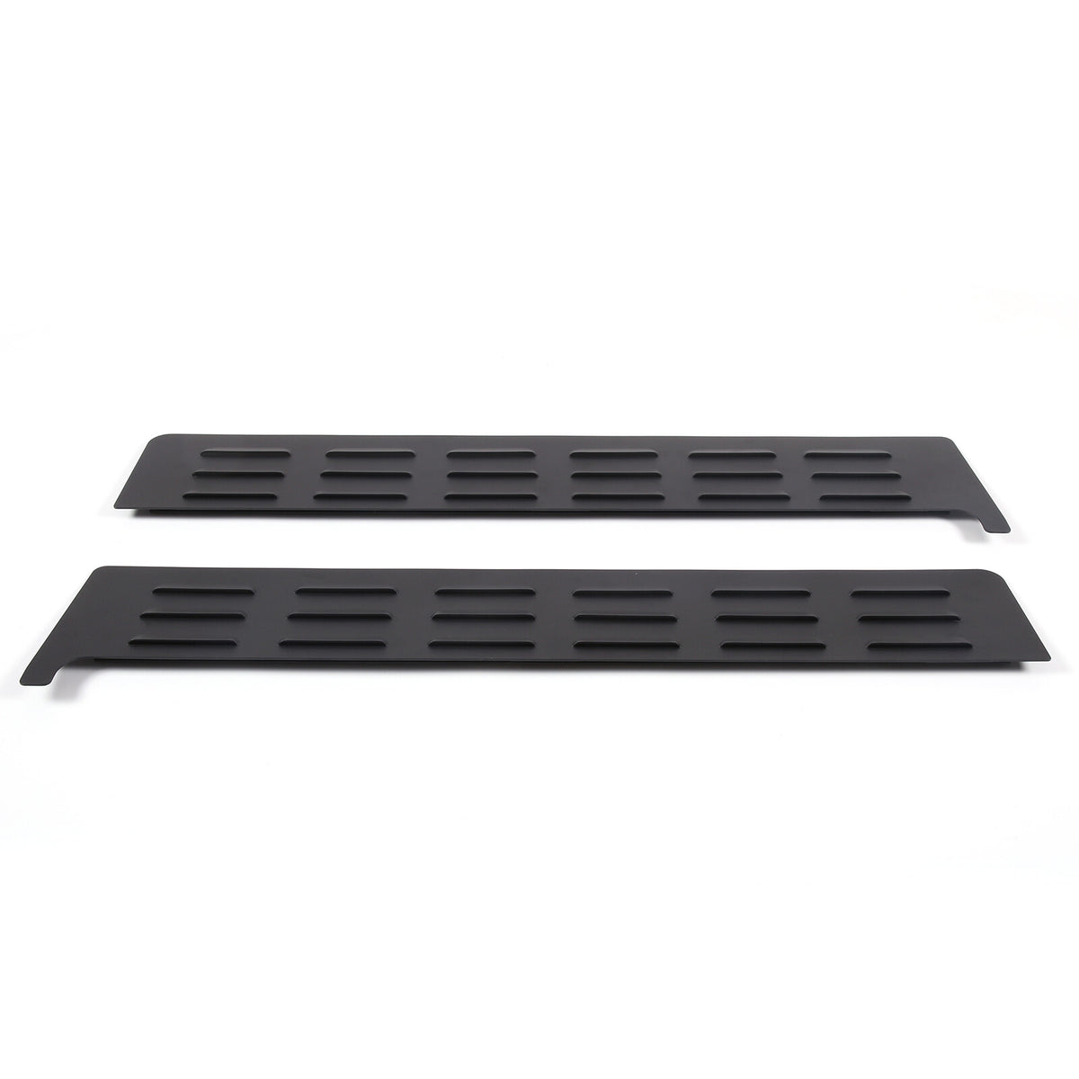 Black Alloy Wagon 2nd Row Door Window Vents Screen For Toyota Tundra 2022-23 US 9