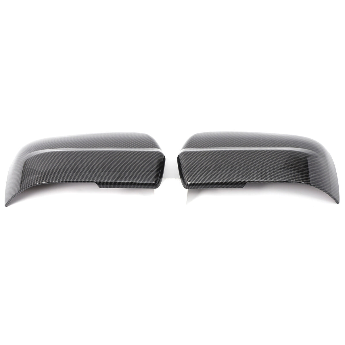 Carbon Fiber ABS Exterior Rearview Mirror Cover Trim For Nissan Titan 2016-2023 8