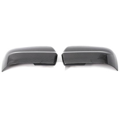 Carbon Fiber ABS Exterior Rearview Mirror Cover Trim For Nissan Titan 2016-2023 8