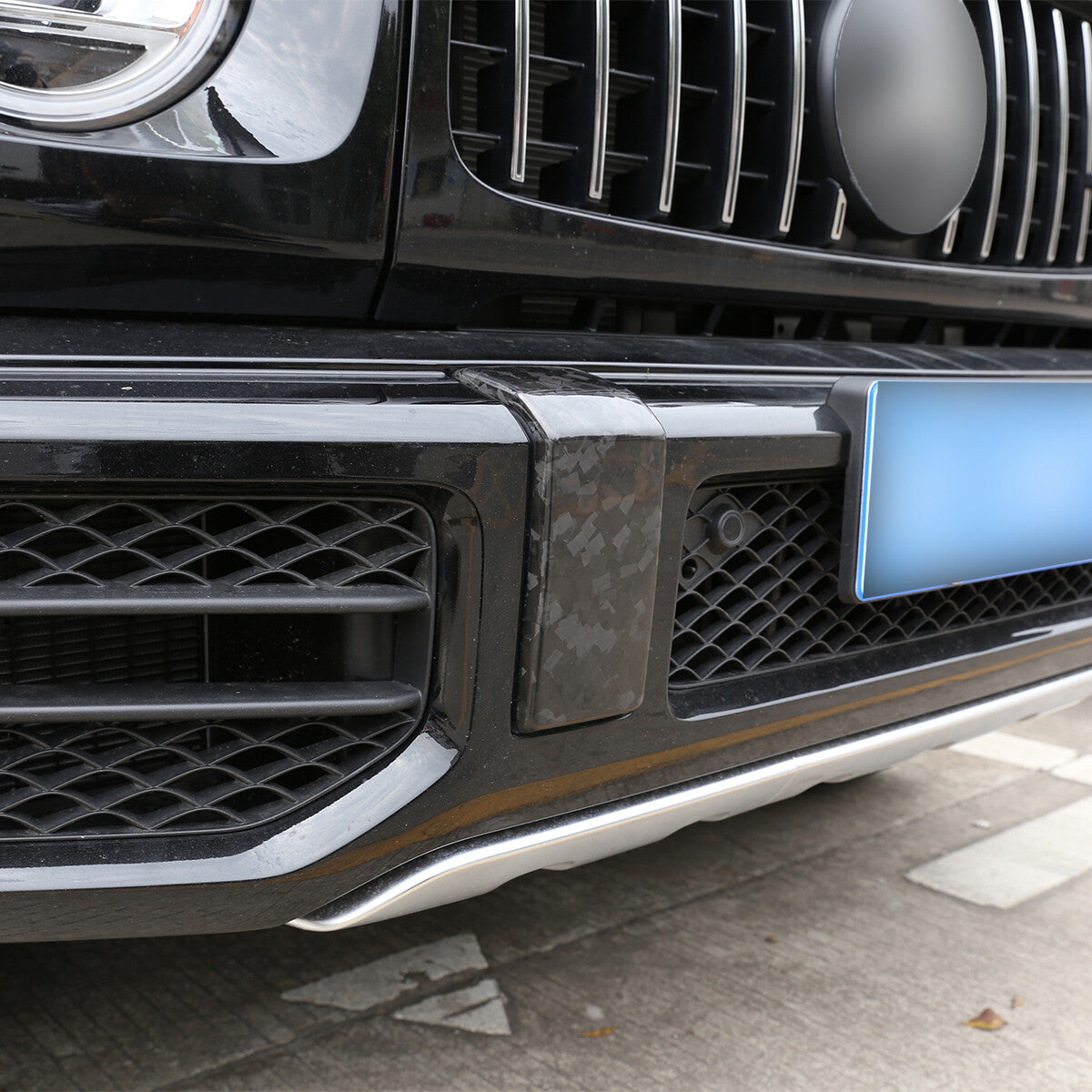 Real Carbon Fiber Front Bumper Cover Trim For Benz G Class W463 G63 2019-24 12