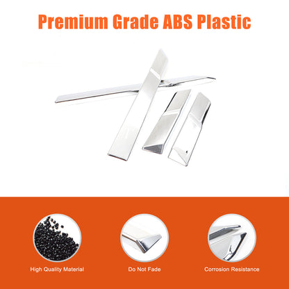 Silver Body Side Door Mouldings Cover Trim For Toyota Land Cruiser LC250 24+ 17