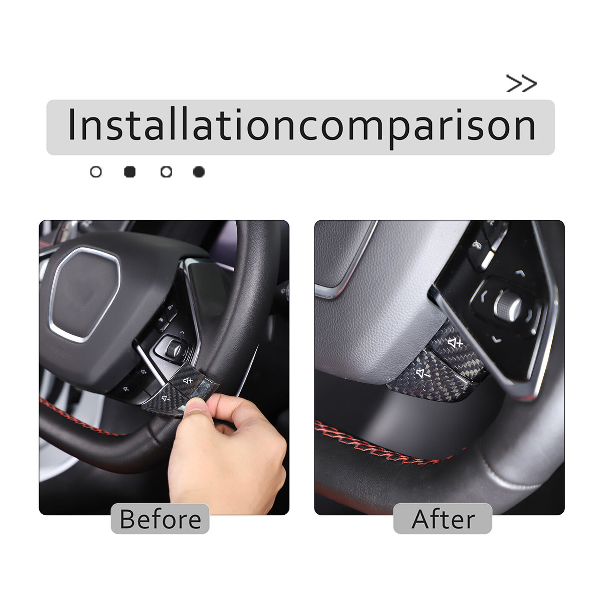 Real Dry Carbon Fiber Full Interior Center Set Trim Kit For Corvette C8 20-25 US - Styles 51-55 53