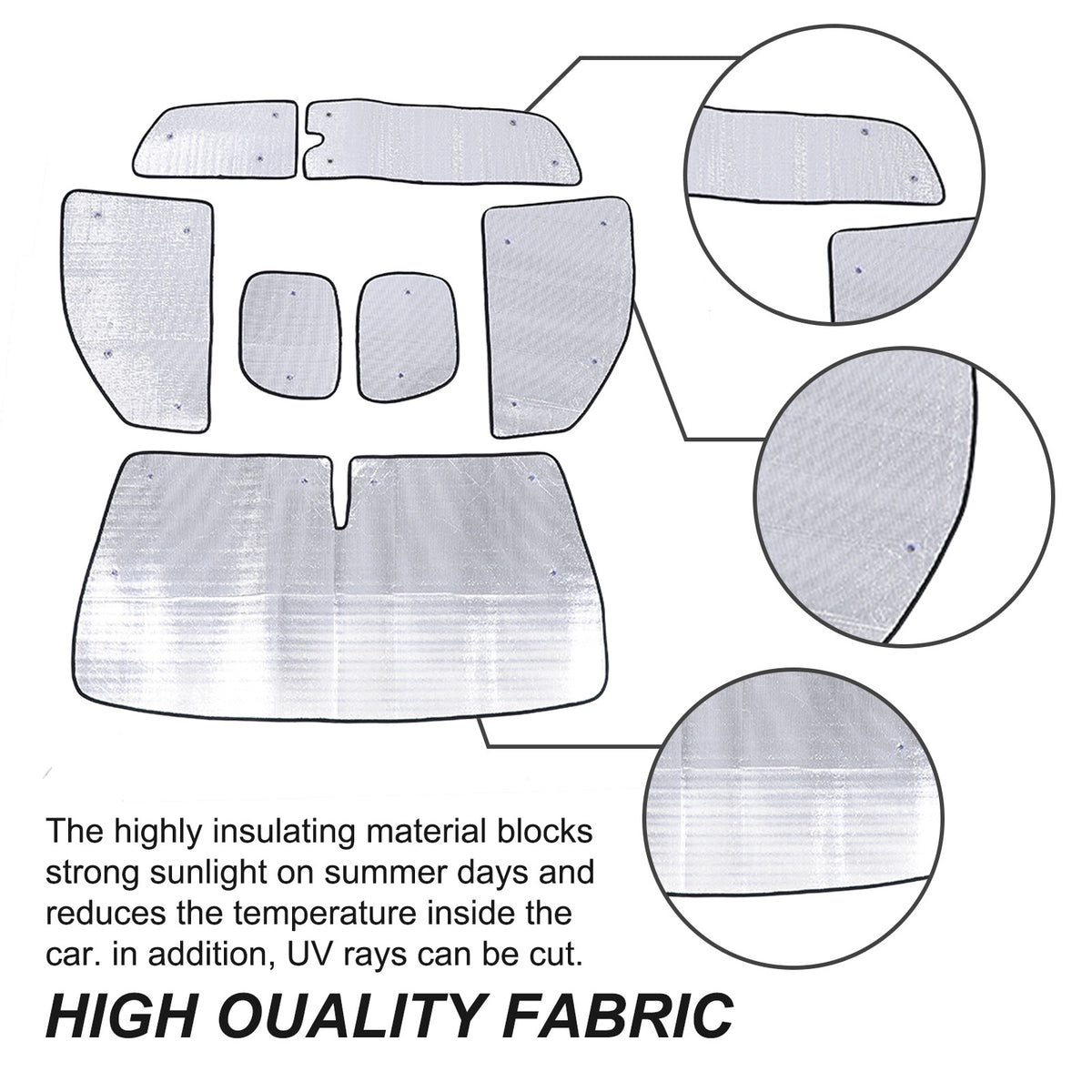 Car Sun Shade Windshield Window Cover For Nissan Frontier King Cab 13-21 US 22