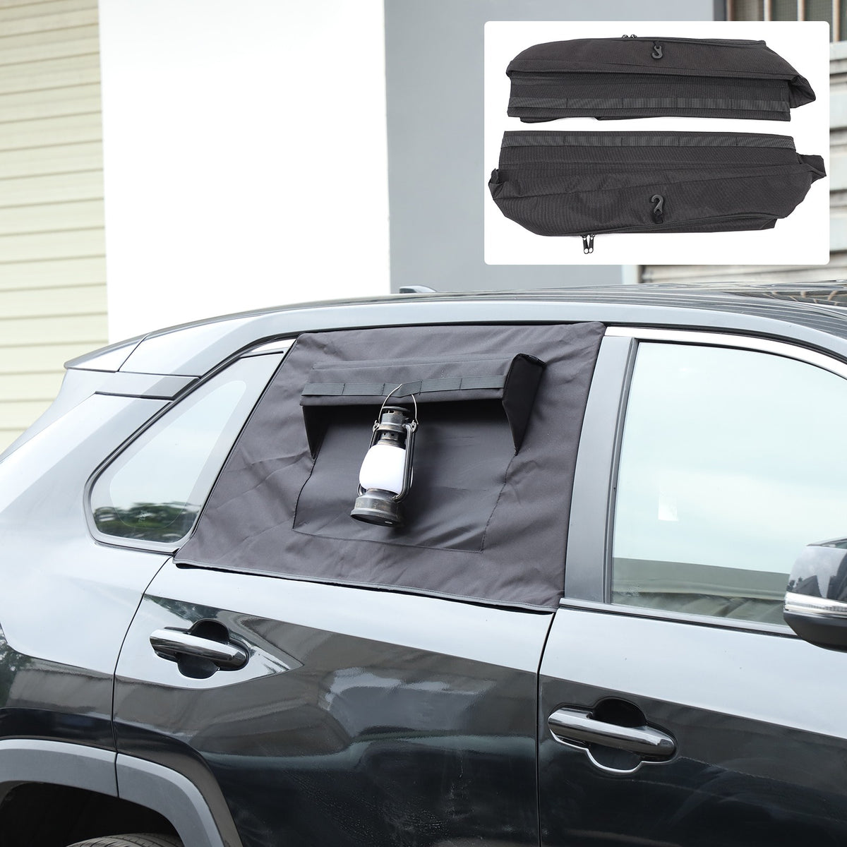 Rear Window Sun Shade Cover Deflectors For Toyota RAV4 2020-2024 9