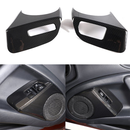 6pcs Carbon fiber ABS Interior Center Trim Cover For Mitsubishi ECLIPSE 2006-11 2