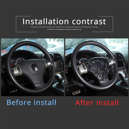 Forged Real Carbon Fiber Full Interior Set Decor Cover Trim Kit for Corvette C6 9