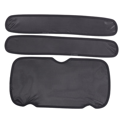 Black Memory Steel Sunroof Sunshade Cover For Land Rover Defender 2004-2018 4