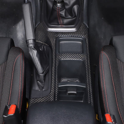 Real Carbon Fiber Console Gear Shift Panel For Subaru WRX STI VB S4 MT 2022 2024 6
