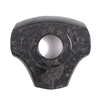 Forged Real Carbon fiber Center Steering wheel trim cover For Corvette C6 05-13 13