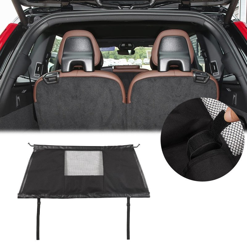 Rear Trunk Cargo Net Storage Bag Tray For Volvo XC90 2015+ 1