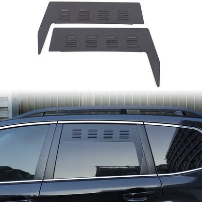 Alloy Rear Window Louver Shutter Cover Trim For Subaru Forester 4th SJ 13-18 US 3