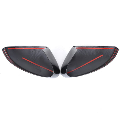 Carbon Fiber ABS Exterior Mirror Cover Trim For Acura MDX 2022-2024 5