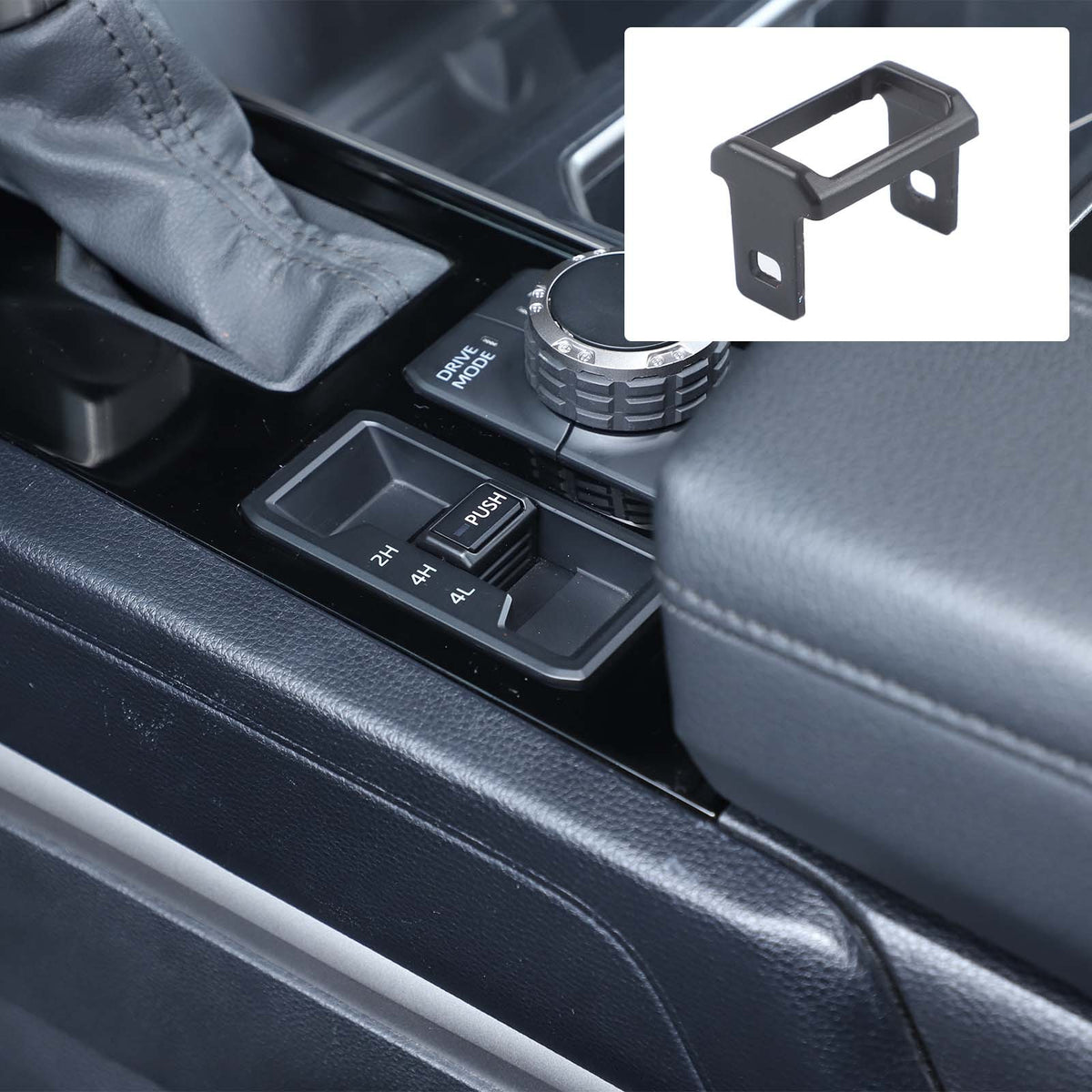 Matte Black ABS Interior Decoration Cover Trim Kit For Toyota Tundra 2022-26 US - Variants 1-5 19
