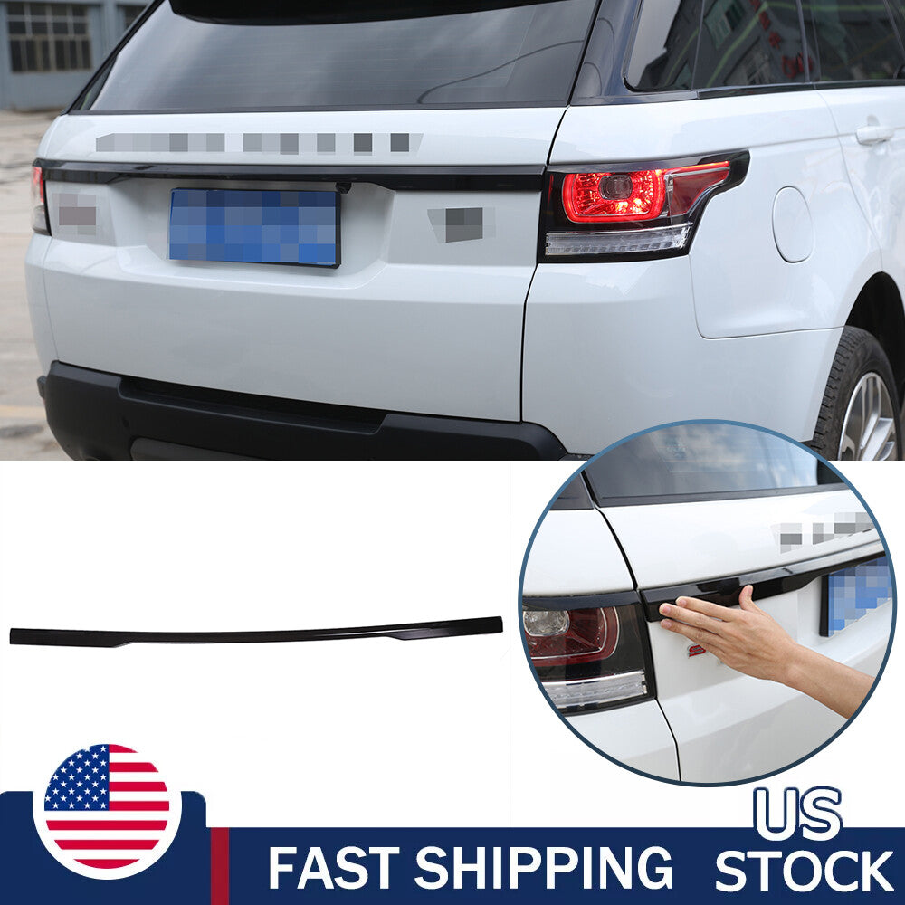 Glossy Black Tailgate Trim Strip For Land Rover Range Rover Sport L494 14-21 1