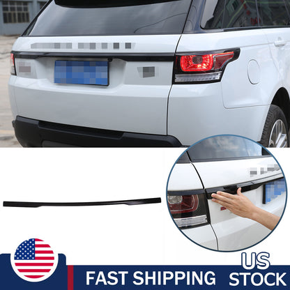 Glossy Black Tailgate Trim Strip For Land Rover Range Rover Sport L494 14-21 1