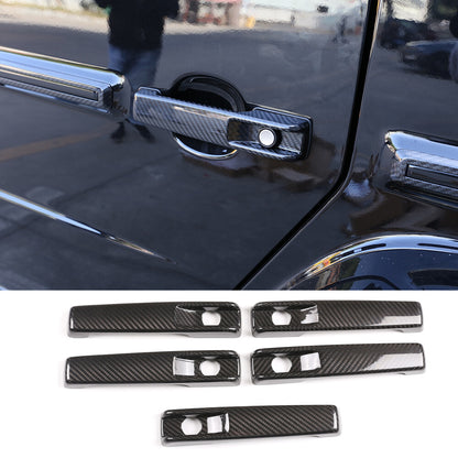 Carbon Fiber For Benz G Class W463 G350 G400 G500 2019+ Door Handle Cover 2