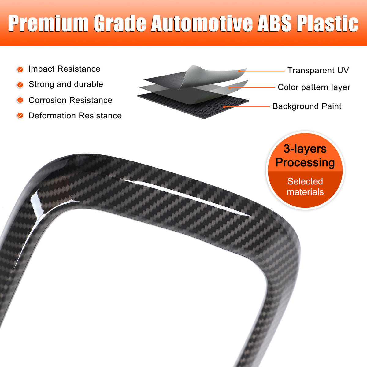 Carbon Fiber ABS Front Bumper Side Air Intake Trim For Benz G-Class W465 25+ US 22