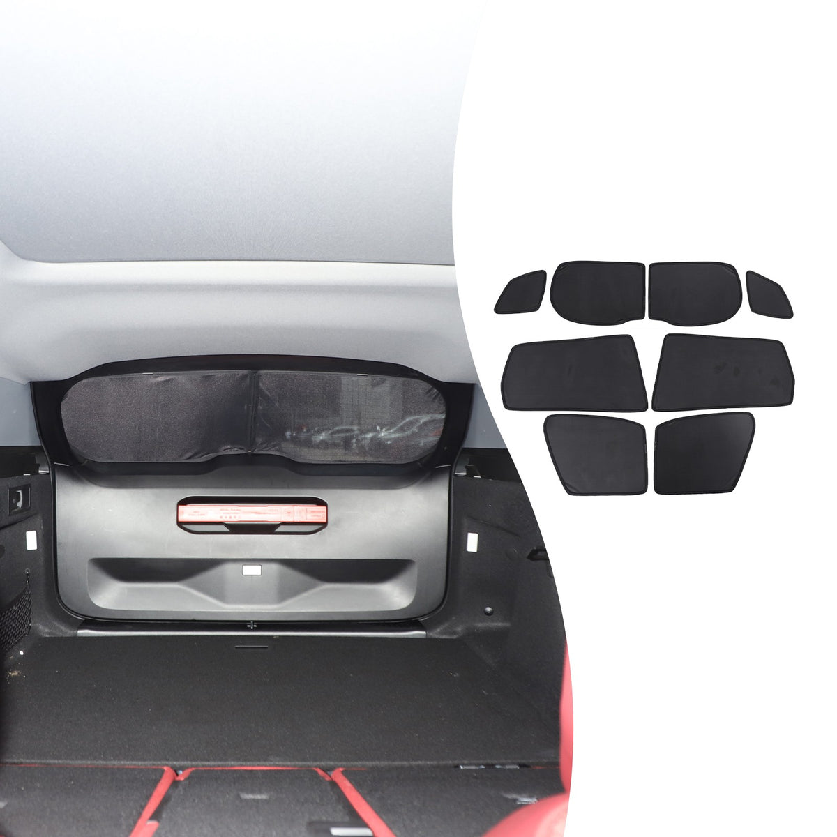 Full Window Mesh Screen Sun Shade Cover Net For BMW X3 G45 2025 8