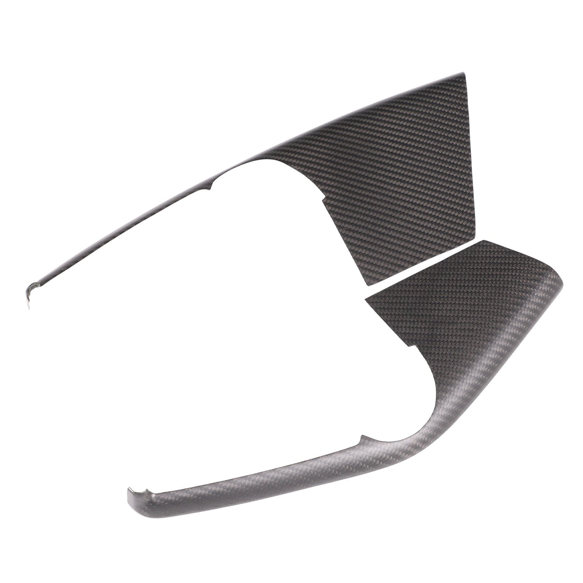 Matte Real Carbon Fiber Mode Button Side Trim For Nissan GTR R35 2008-2016 11
