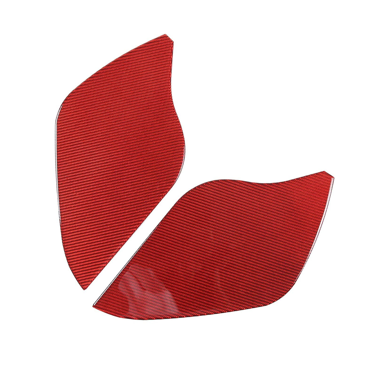 Red Carbon Fiber Door Pad cushion Panel Cover Sticker For Corvette C6 2005-13 US 11