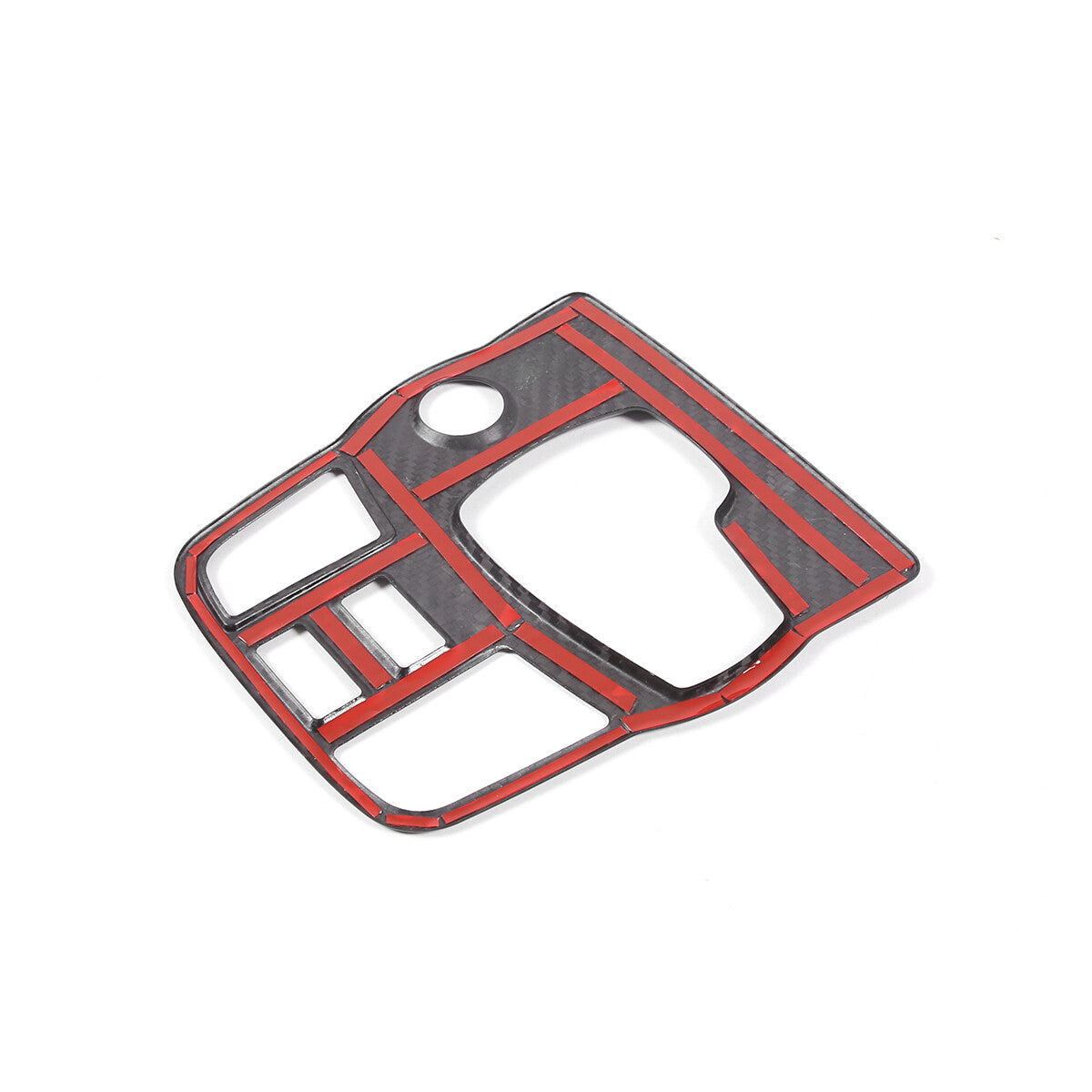 Forged Carbon Fiber Car Gear Shift Panel Cover Trim For Jaguar F-TYPE 2013-22 3
