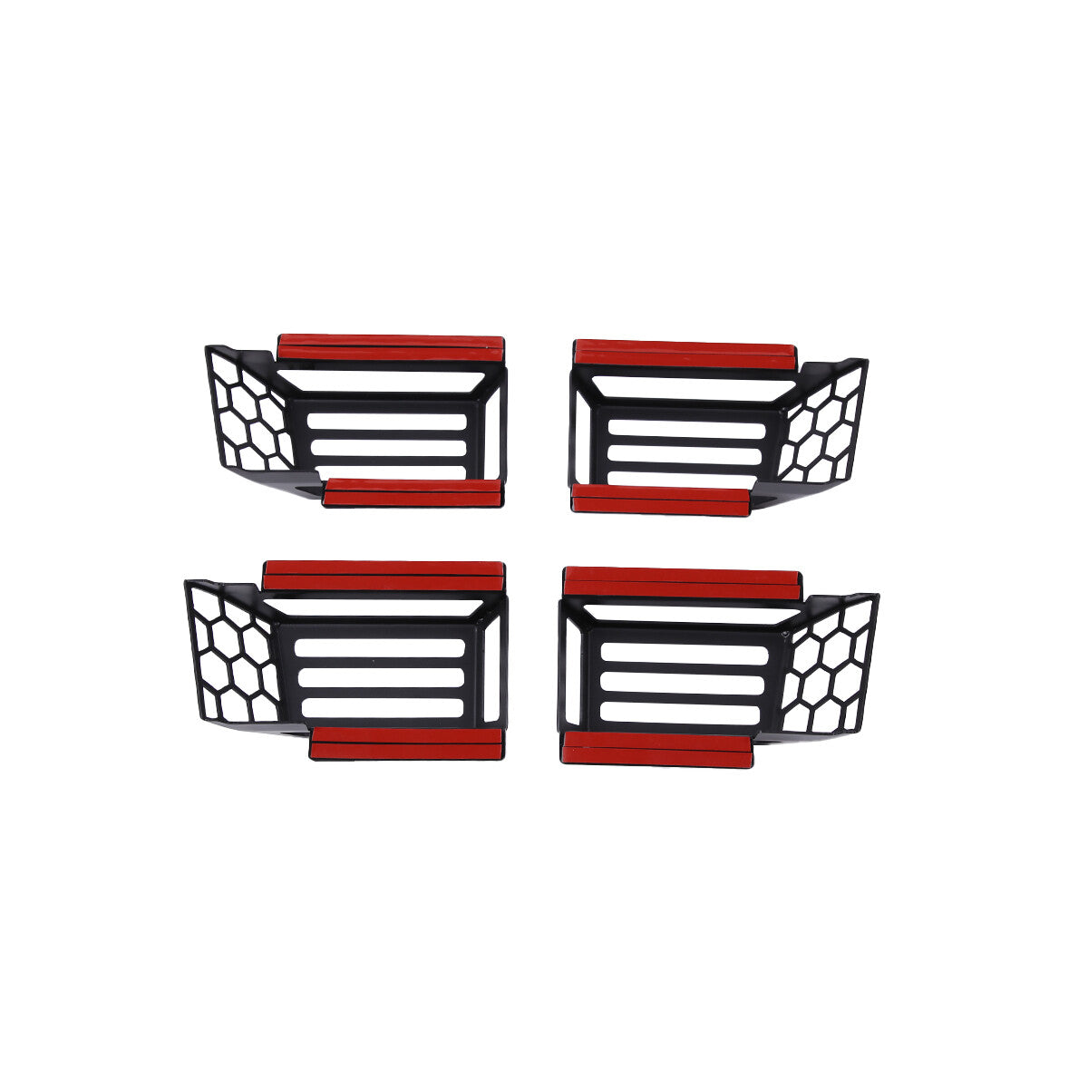 Carbon Steel Roof Cab Marker Running Lights Cover trim for Hummer H2 2003-09 8