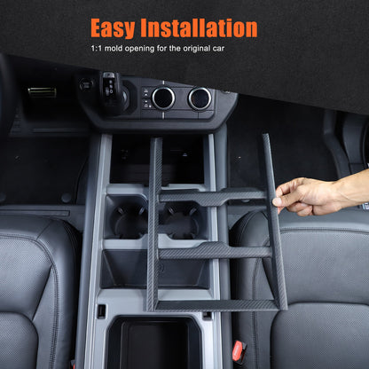 ABS Carbon Fiber Center Console Gear Frame Trim For LR Defender L663 2025+ US 23