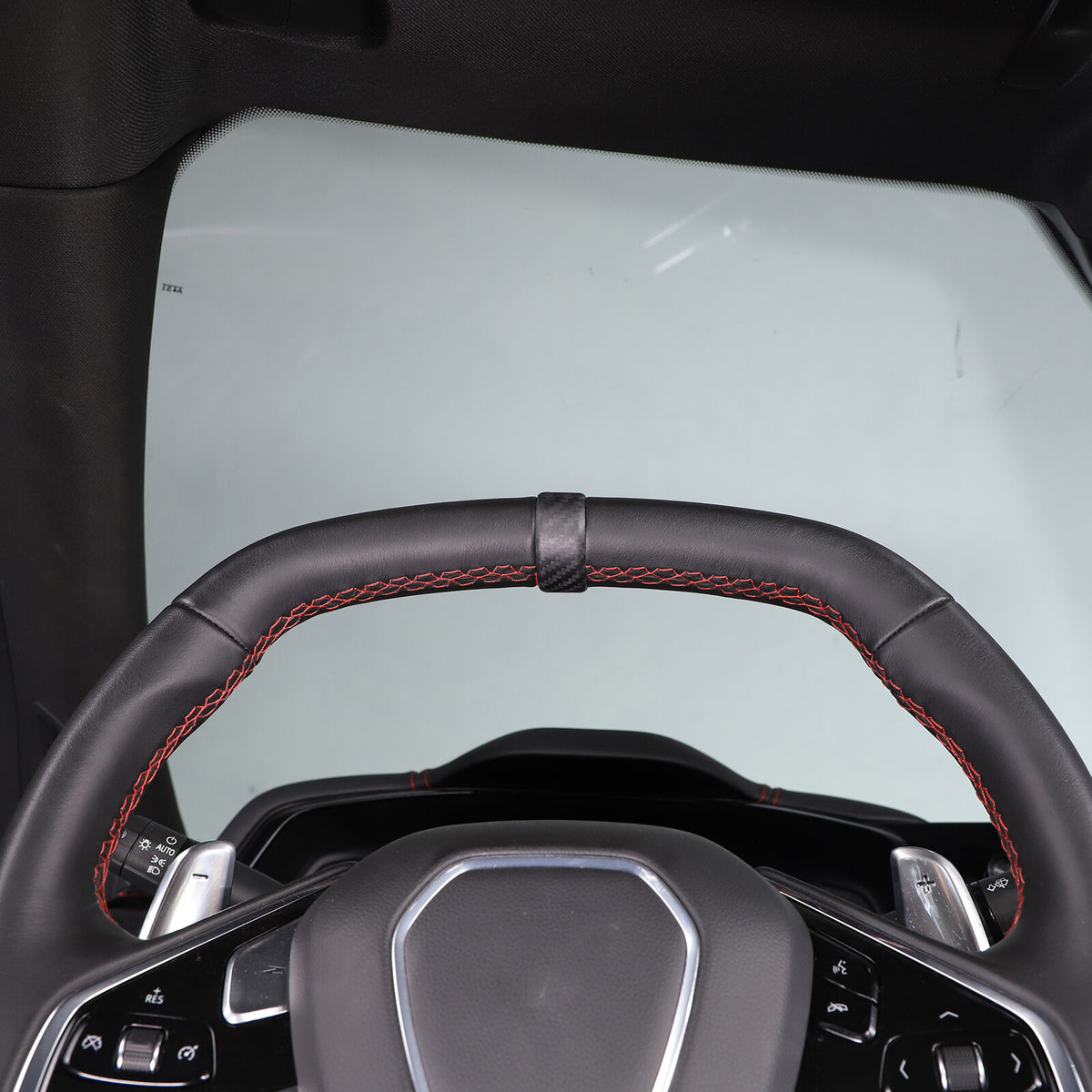 Matte Real Carbon Fiber Interior Exterior Trim Cover For Corvette C8 2020-25 49