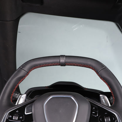 Matte Real Carbon Fiber Interior Exterior Trim Cover For Corvette C8 2020-25 49