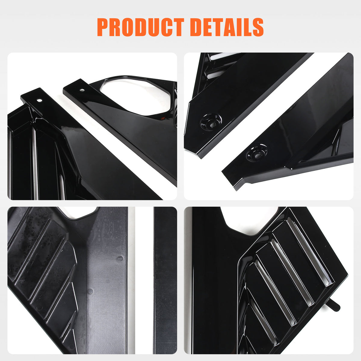 Glossy Black ABS Engine Bay Panel Plate Cover Guard For Corvette C8 Z06 2020-26 22