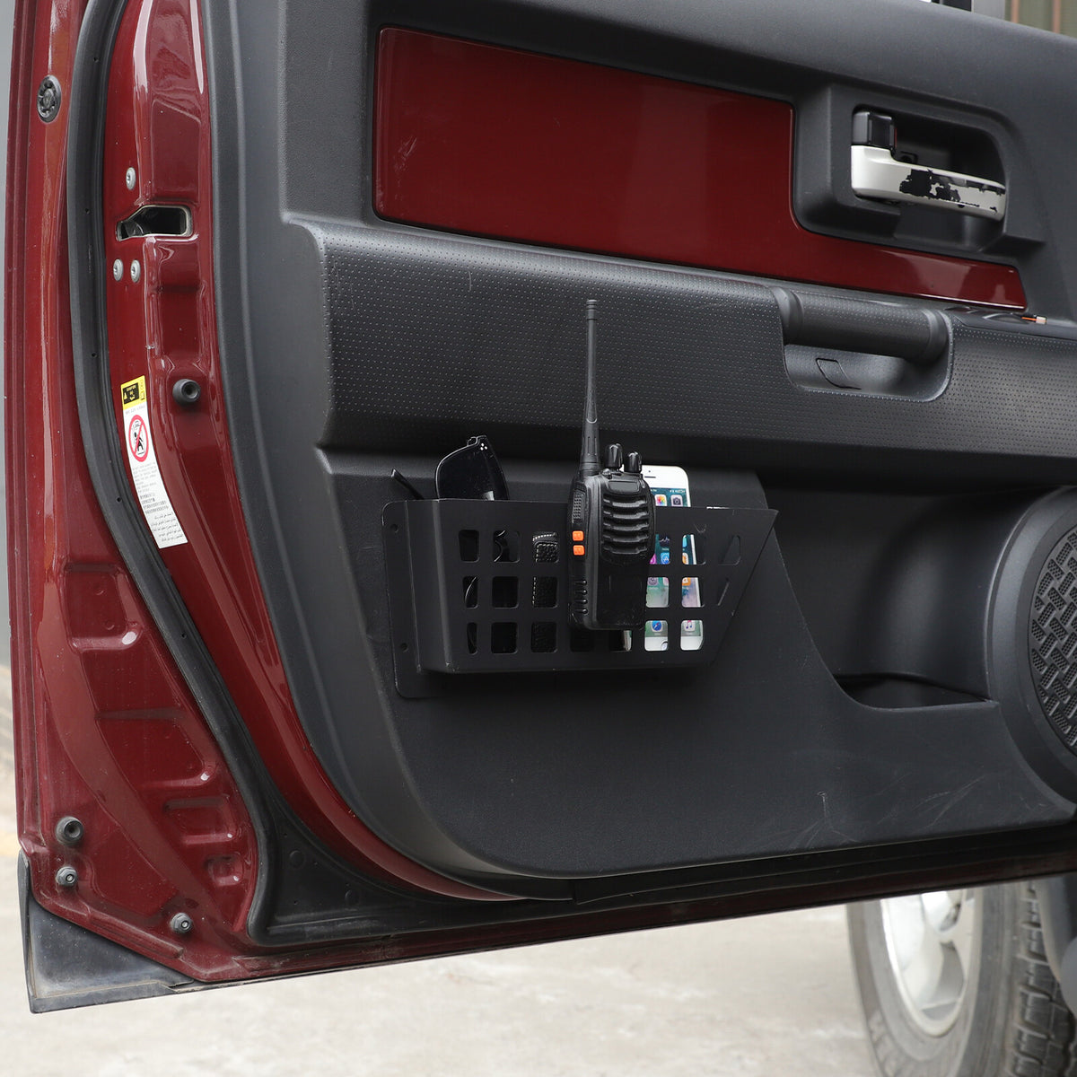 Car Rear Door Pocket Storage Box Organizer For Toyota FJ Cruiser 2007-2021 1