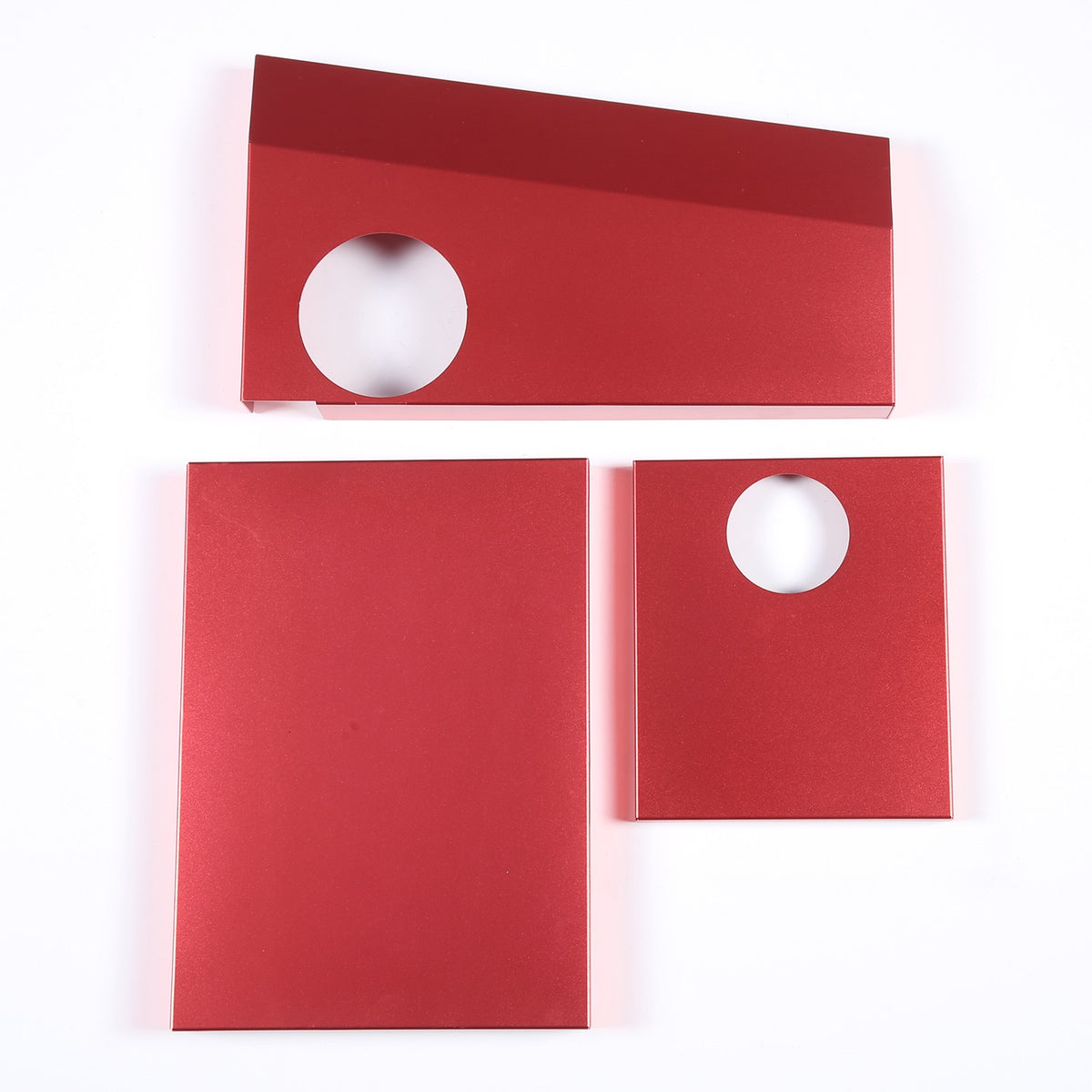 Red Aluminum Engine Coolant Fuse Box Trim Cover For Corvette C7 2014-2019 4