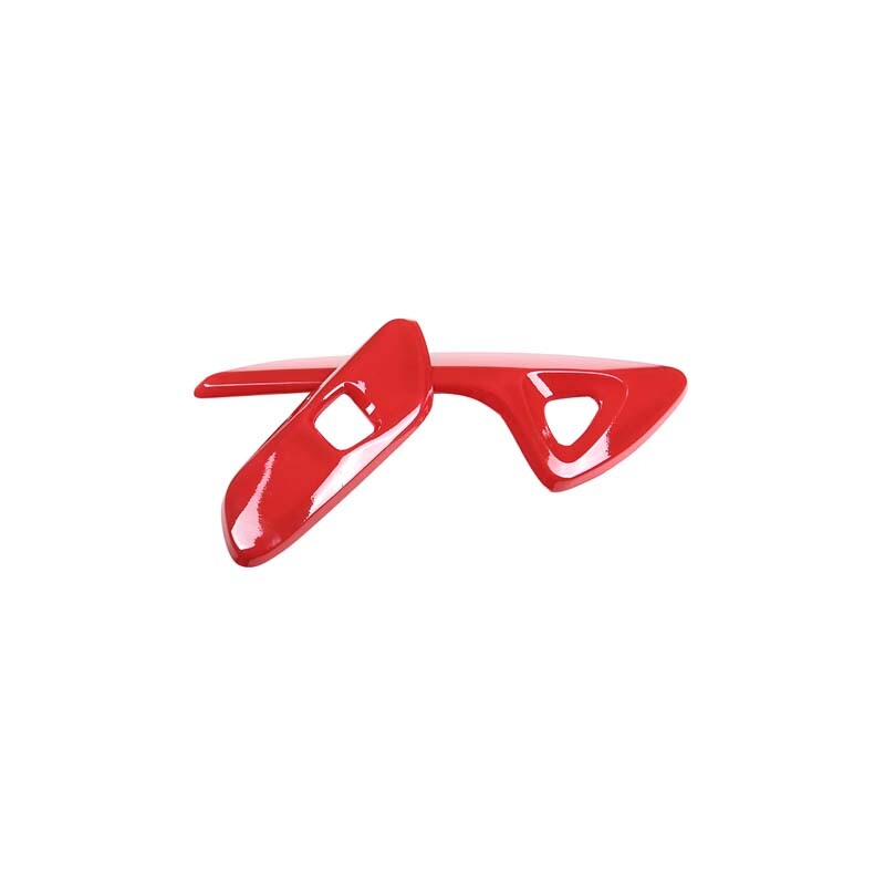 Red Interior Window Lift Door Handle Cover Trim Kit For Corvette C7 14-19 7