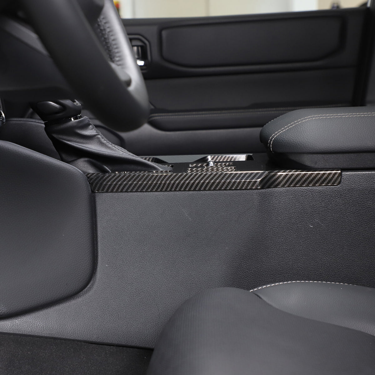 ABS Carbon Fiber Center Gear Panel Trim For Toyota Land Cruiser LC250 24+ US 4
