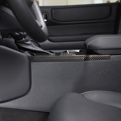 ABS Carbon Fiber Center Gear Panel Trim For Toyota Land Cruiser LC250 24+ US 4