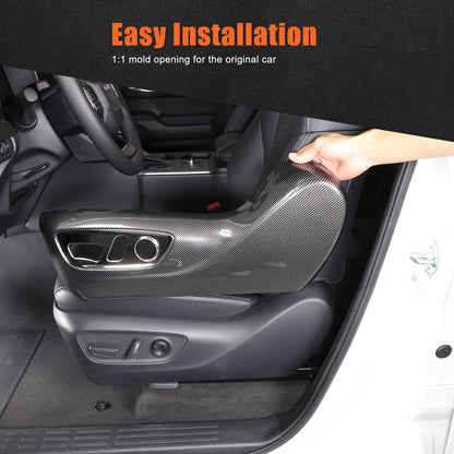 ABS Carbon Seat Adjustment Button Trim Cover For Toyota Land Cruiser LC250 24+ 8