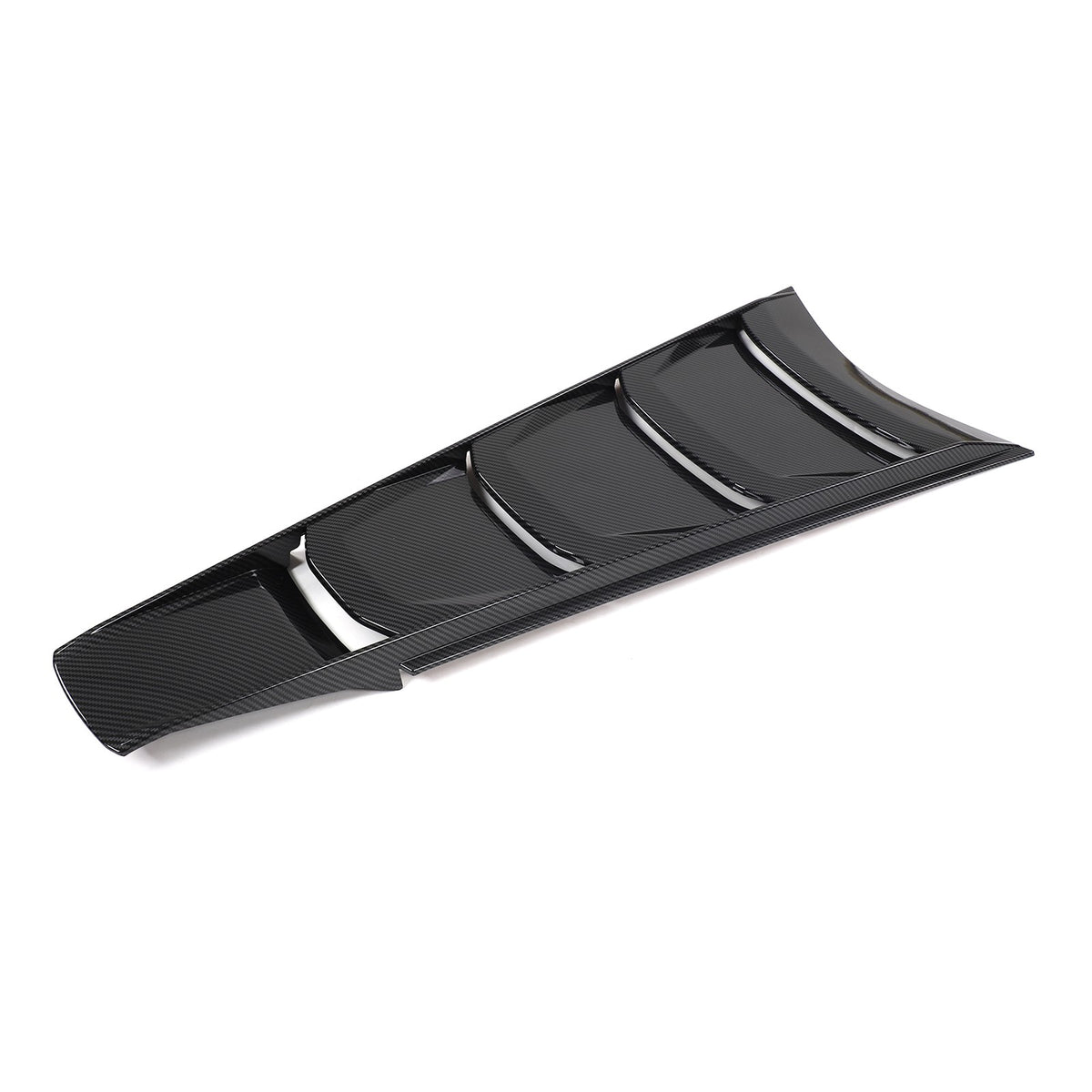 Carbon Fiber ABS Rear Split Window Applique Louver Trim For Corvette C8 Z51 20+ 16
